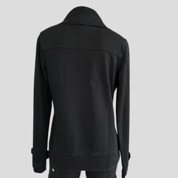 Roots 73 Black Athletic Long Jacket Size Small - Picture 3 of 14